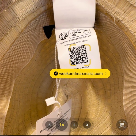 NWOT Weekend Max Mara Label-cut Raffia Effect Bucket Hat Sz:M/L 58 Holidays - Picture 14 of 14